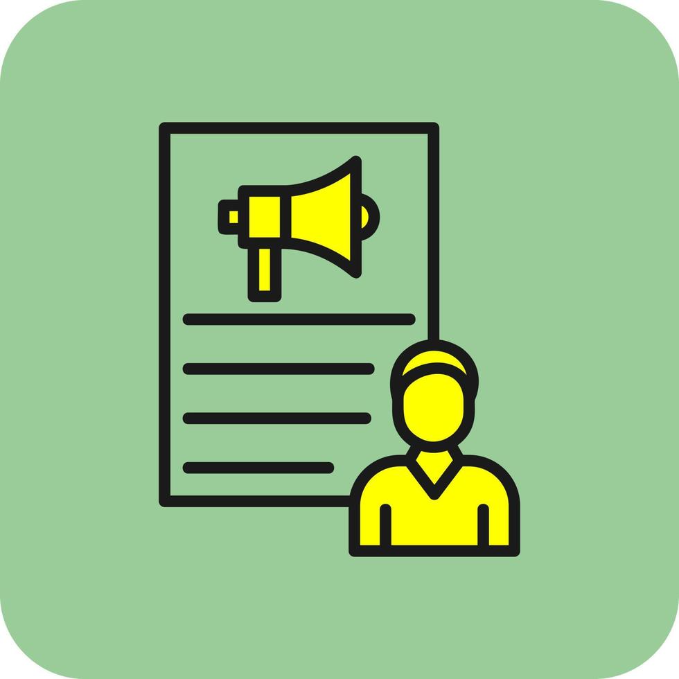 Hr Marketing Vector Icon Design