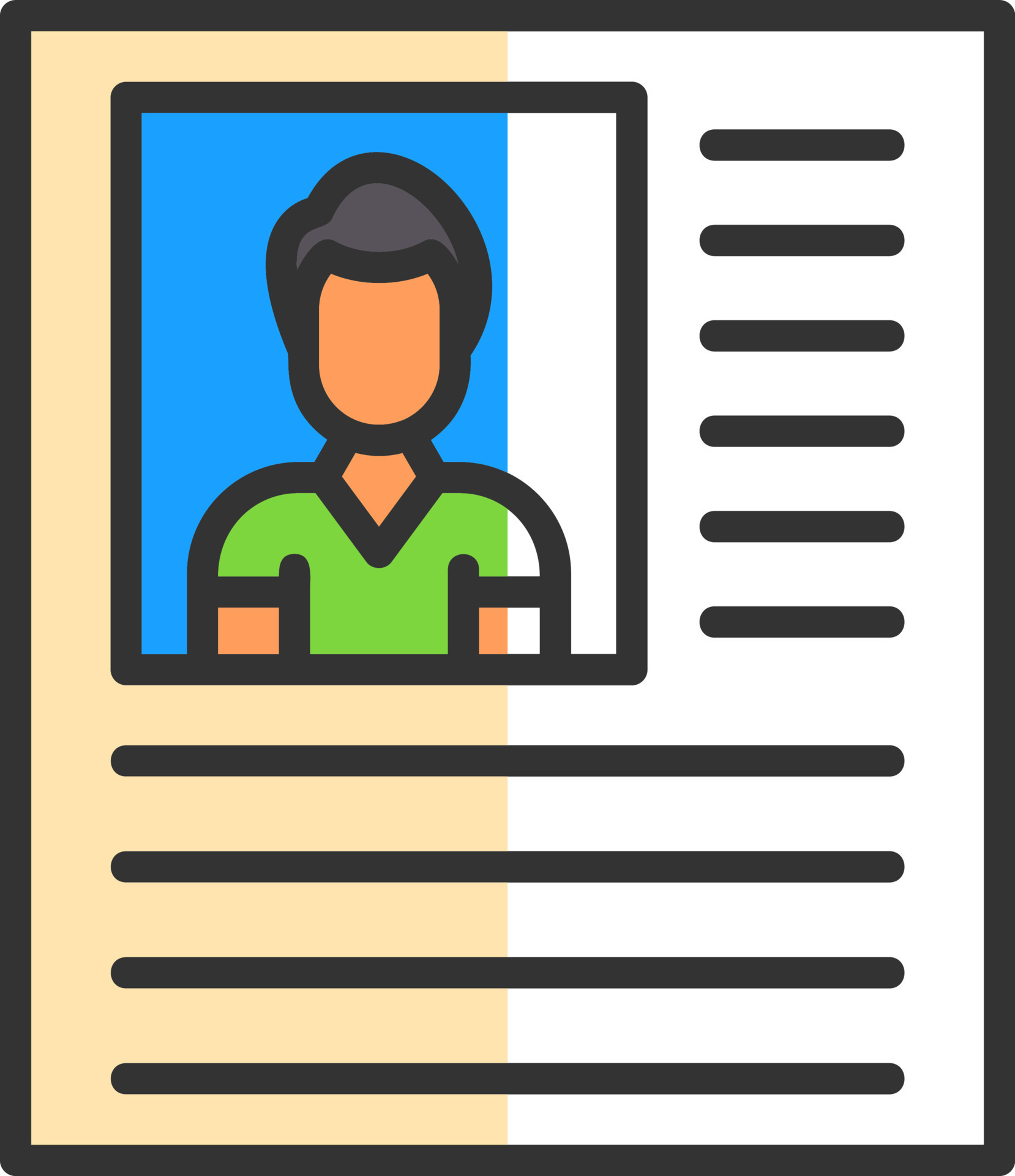 Personal Profile Vector Icon Design 21086786 Vector Art at Vecteezy