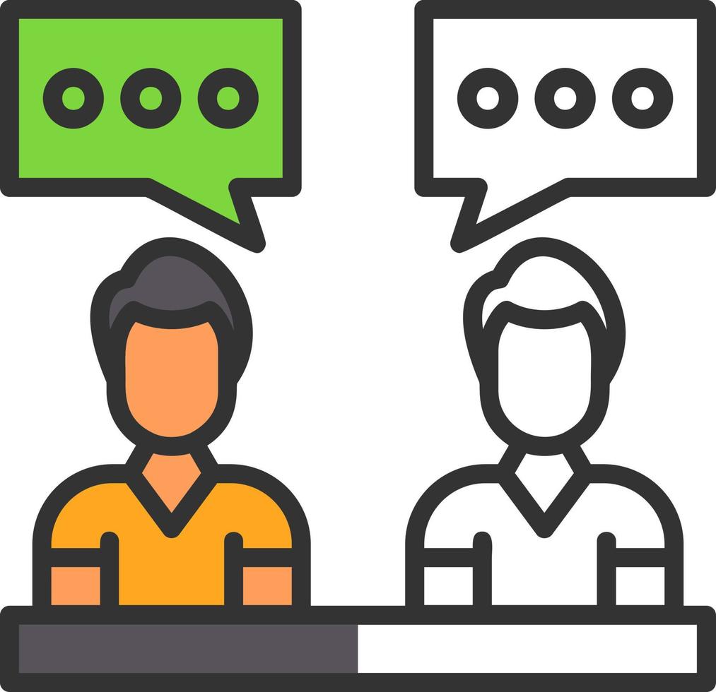 Meeting Vector Icon Design