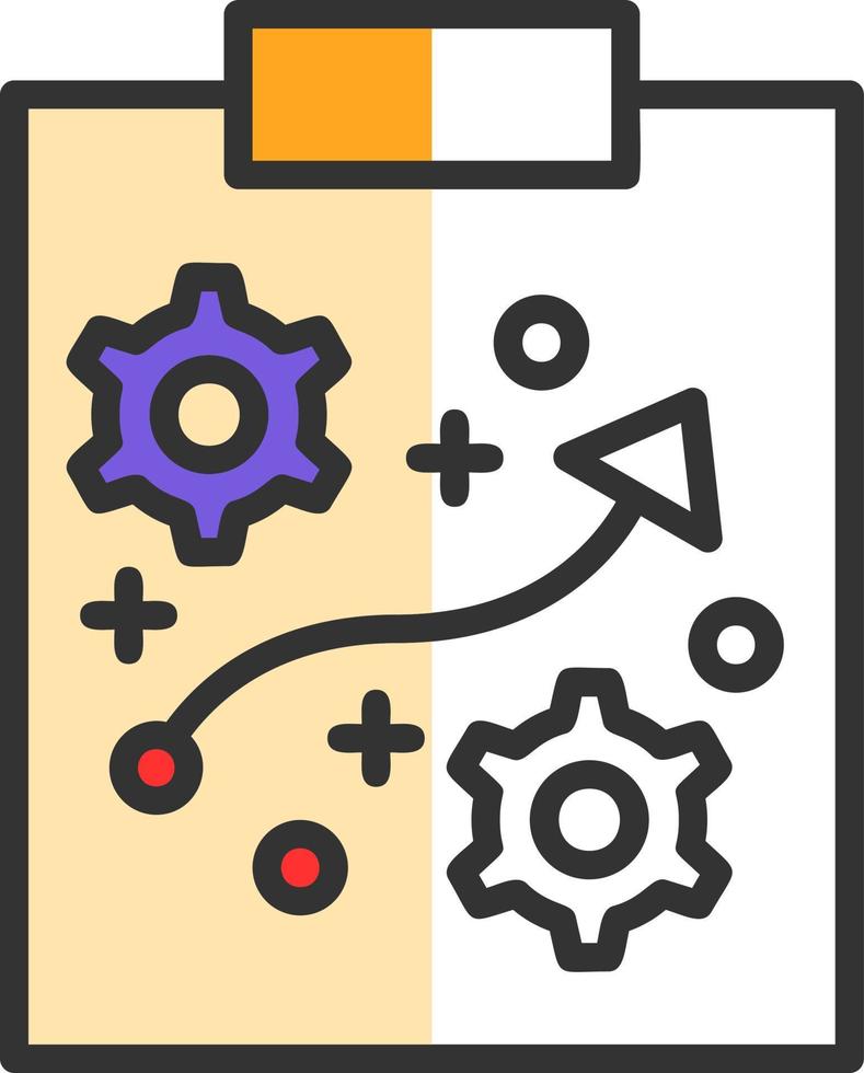 diseño de icono de vector de estrategia