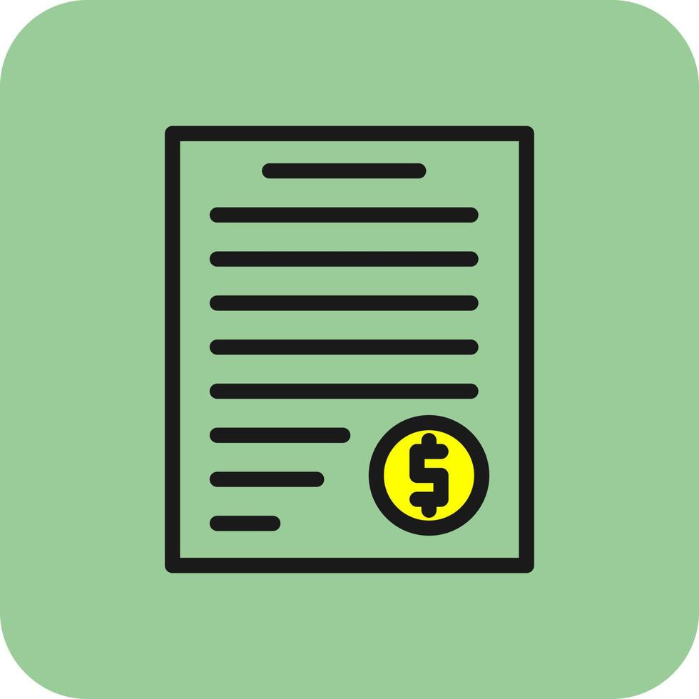Invoice Vector Icon Design