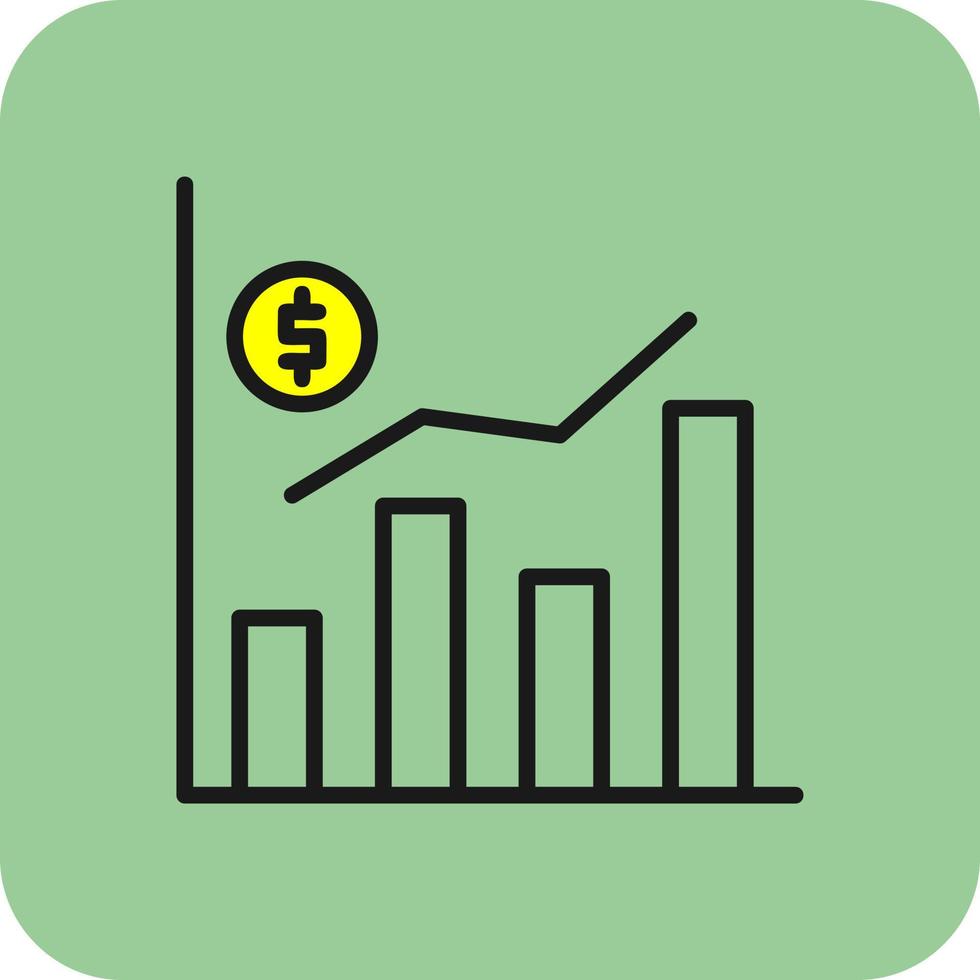 Financial Data Vector Icon Design