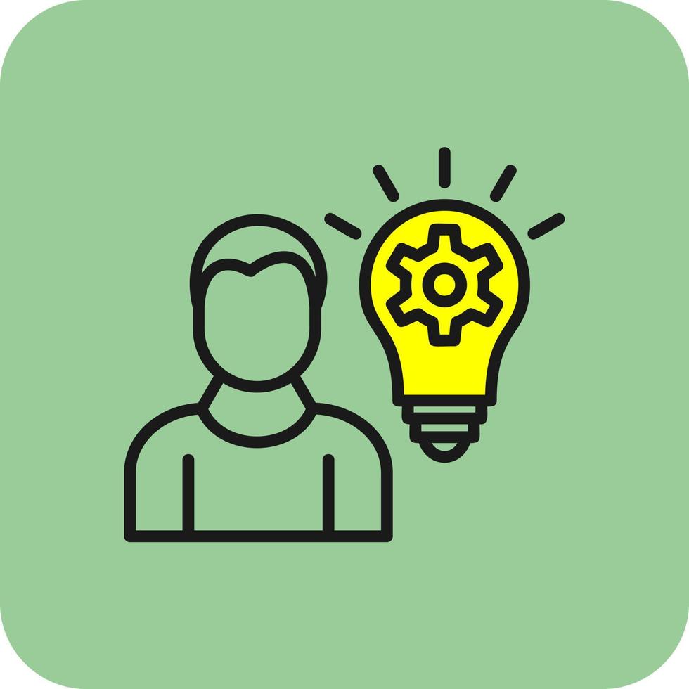 Idea Generation Vector Icon Design