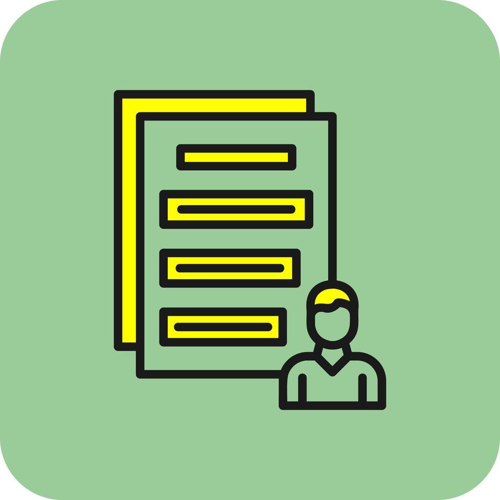 User Scenarios Vector Icon Design