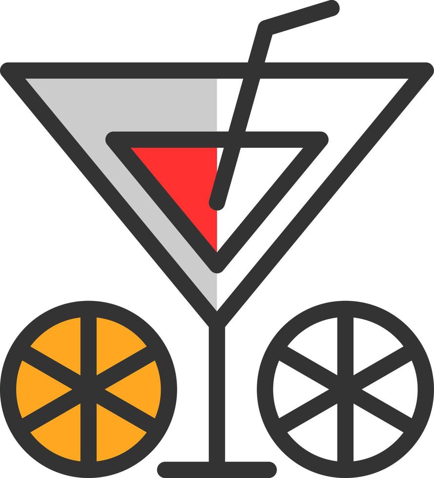 Cocktail Vector Icon Design