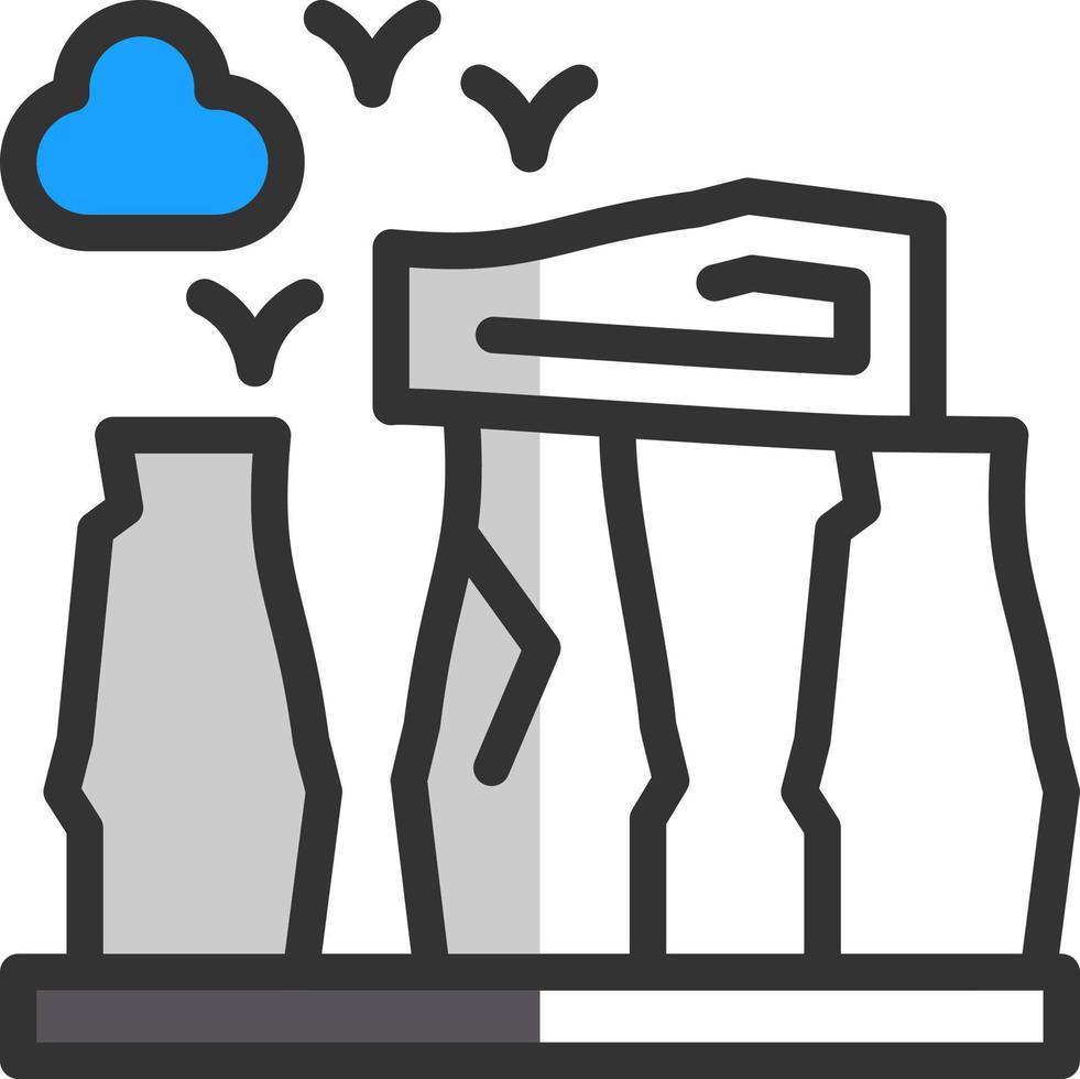 diseño de icono de vector de stonehenge