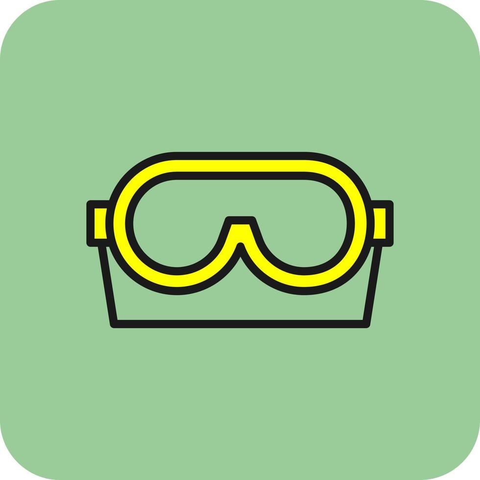 diseño de icono de vector de gafas