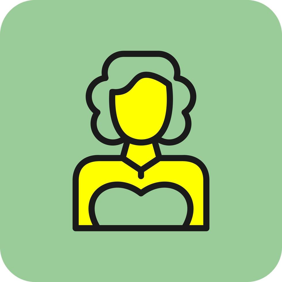 Actress Vector Icon Design