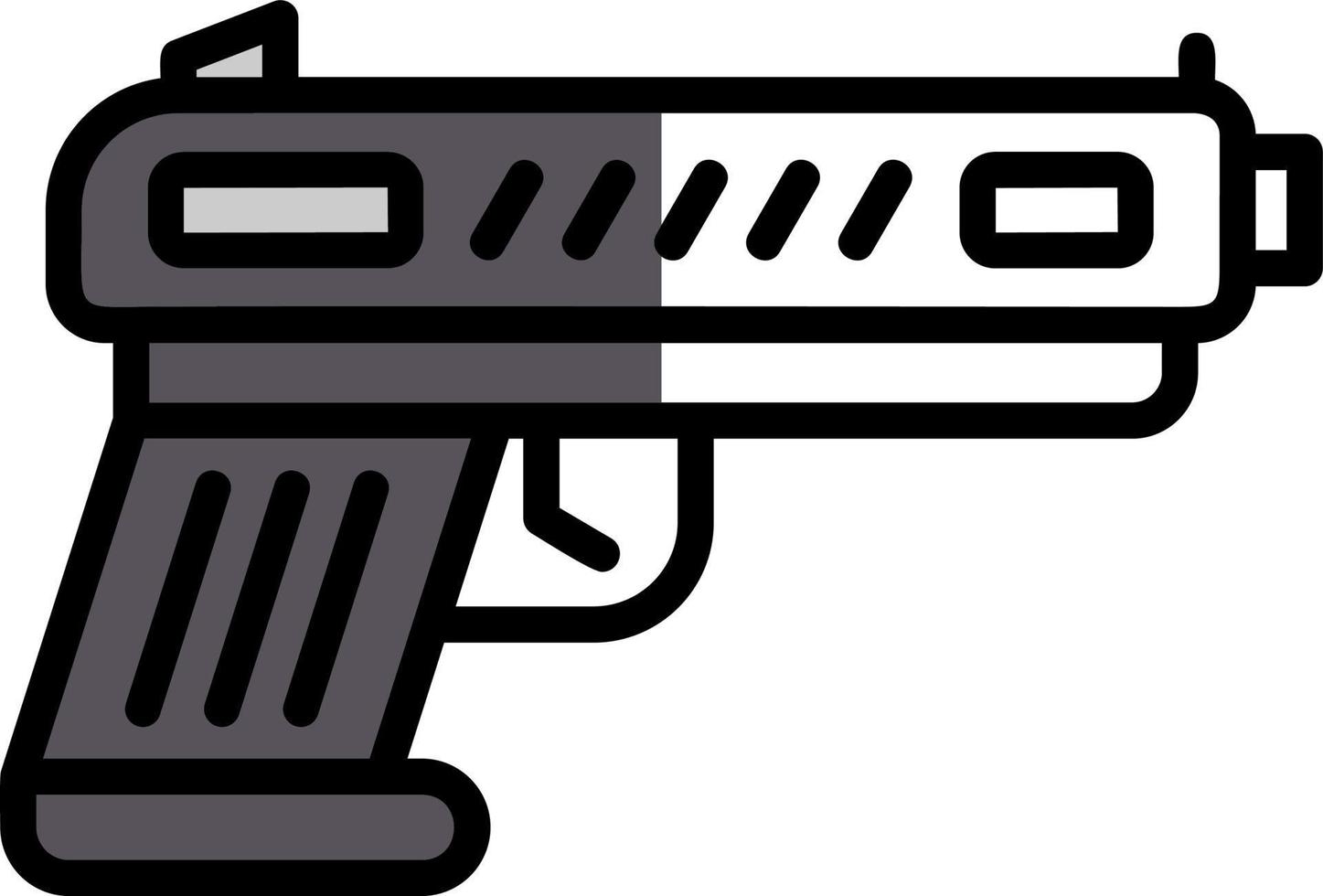 diseño de icono de vector de pistola