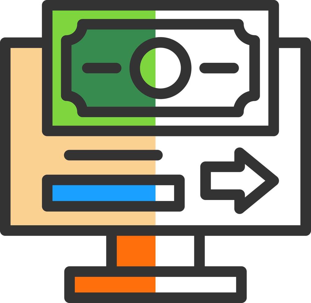 Online Payment Vector Icon Design