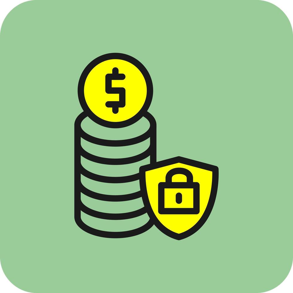 Funds Protection Vector Icon Design