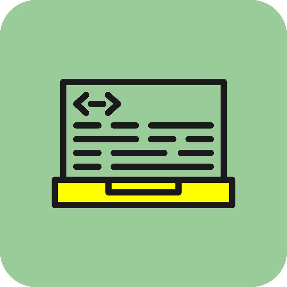 Header Code Vector Icon Design