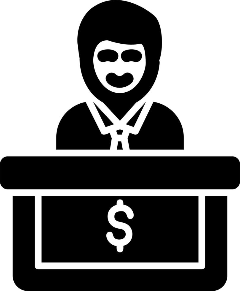 Cashier Vector Icon