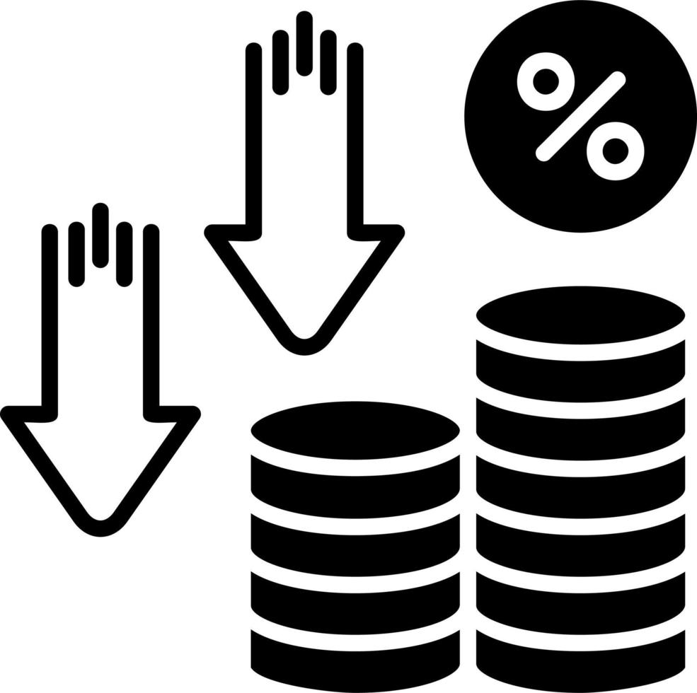 Deflation Vector Icon