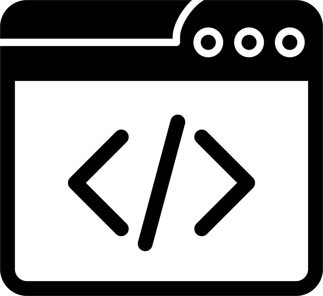 Web Programming Vector Icon