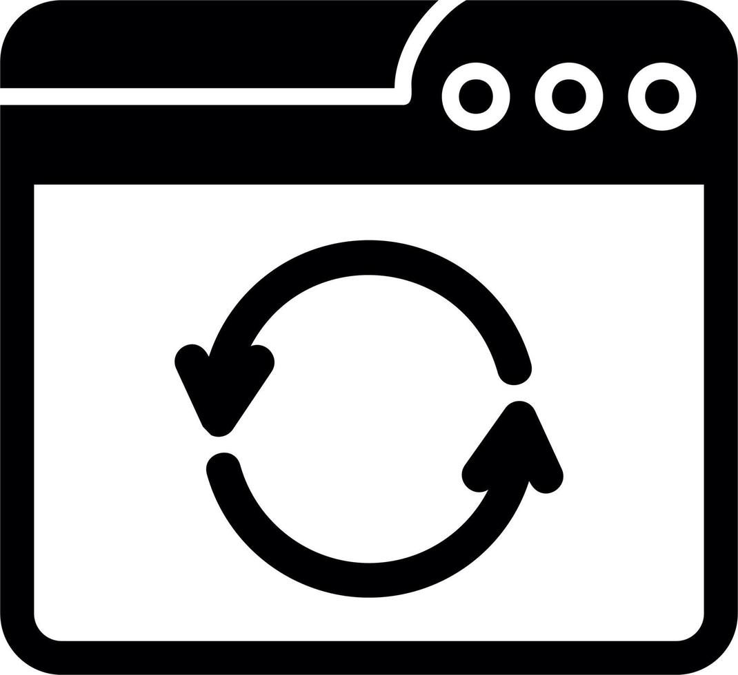 Web Refresh Vector Icon