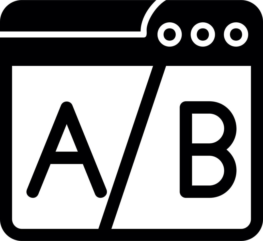Web Ab Testing Vector Icon