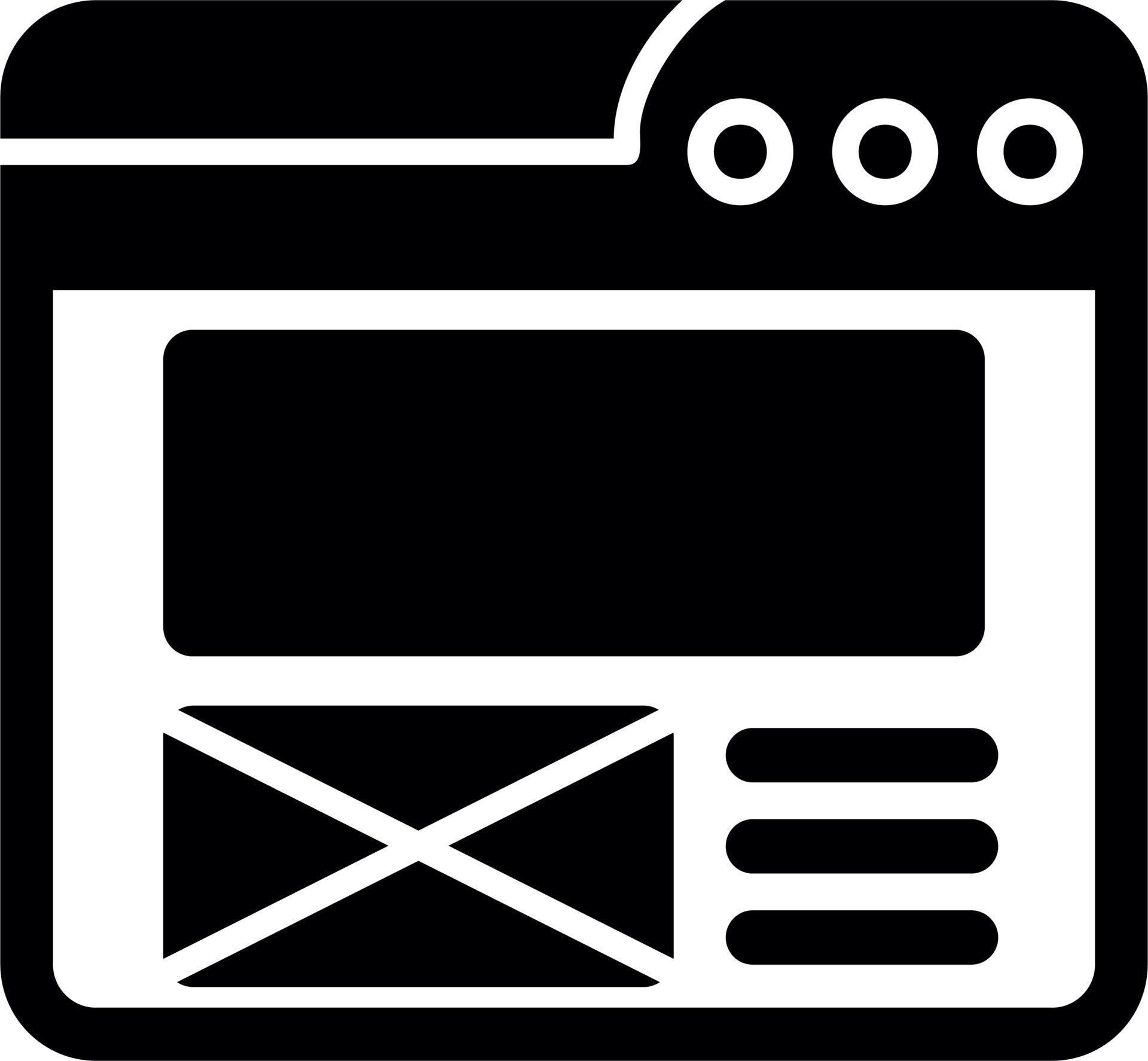 Web Layout Vector Icon 21087511 Vector Art at Vecteezy