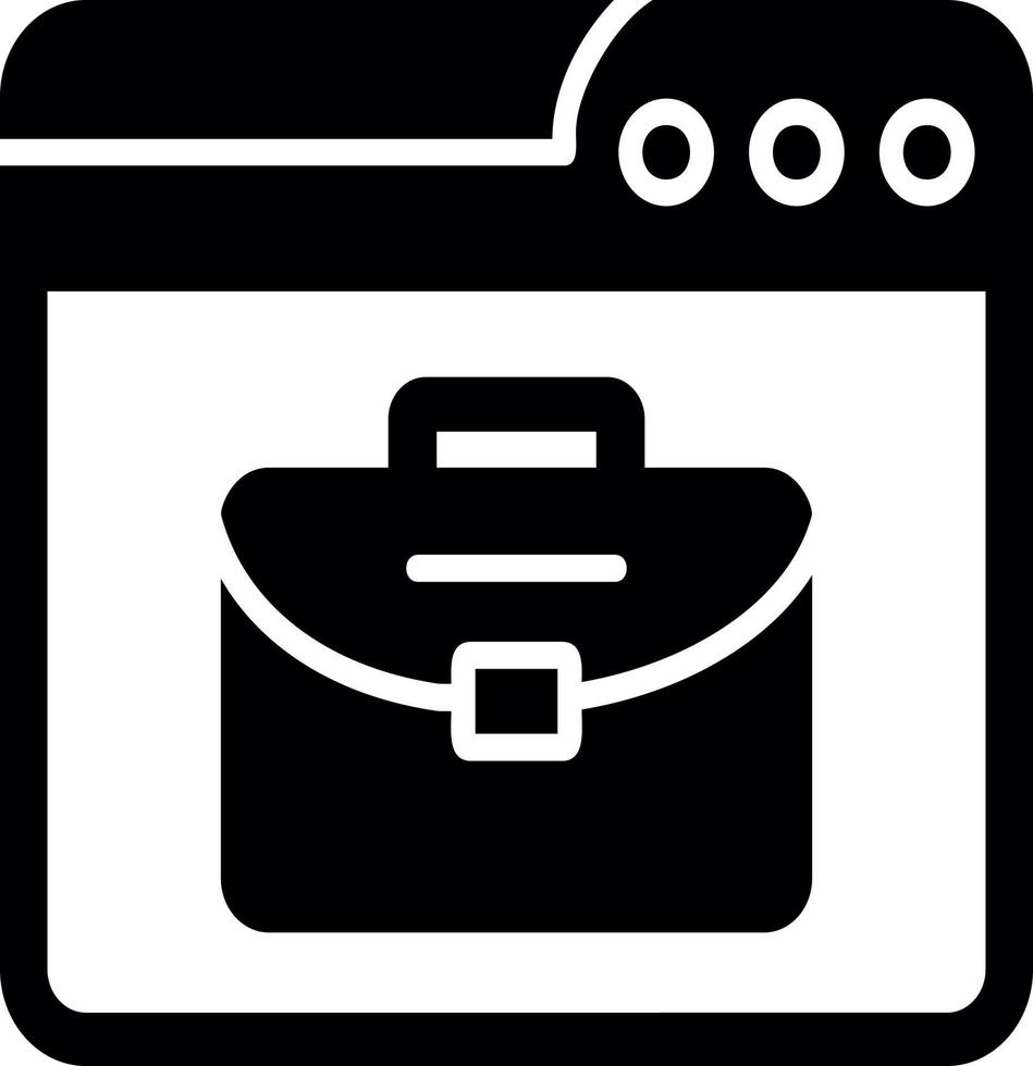 Web Portfolio Vector Icon