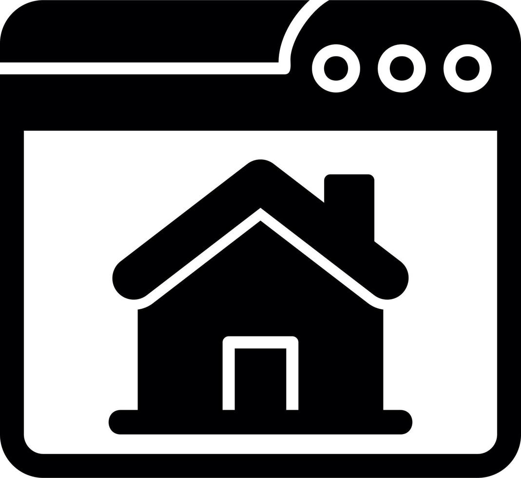 Home Page Vector Icon