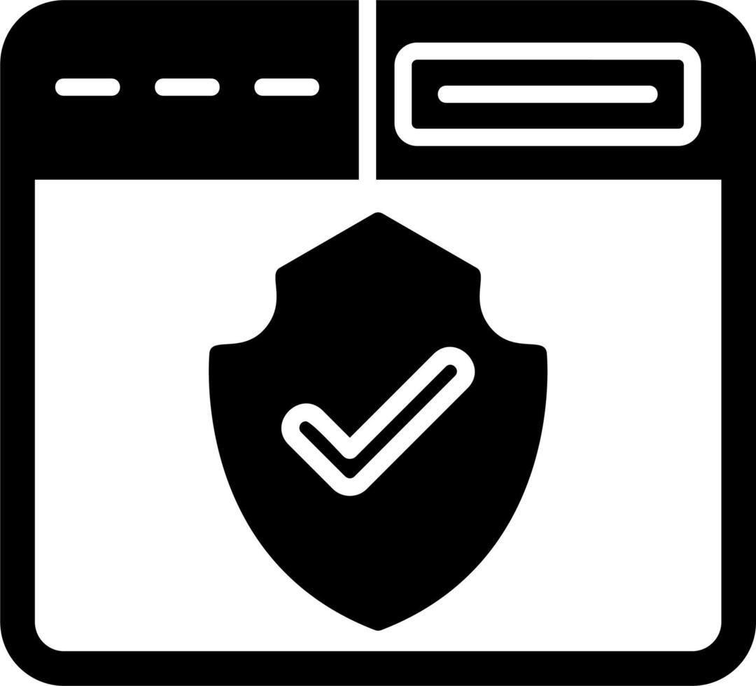 icono de vector de seguridad