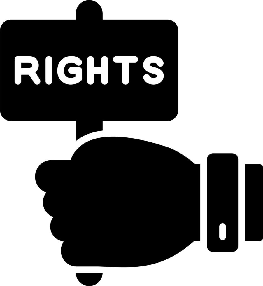 Rights Vector Icon