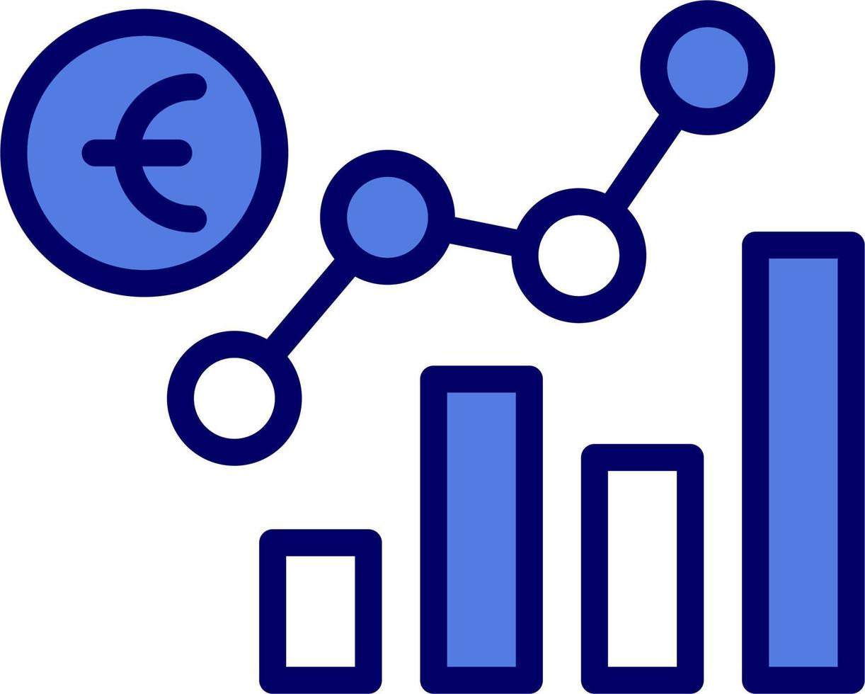 Bar Graph Vector Icon