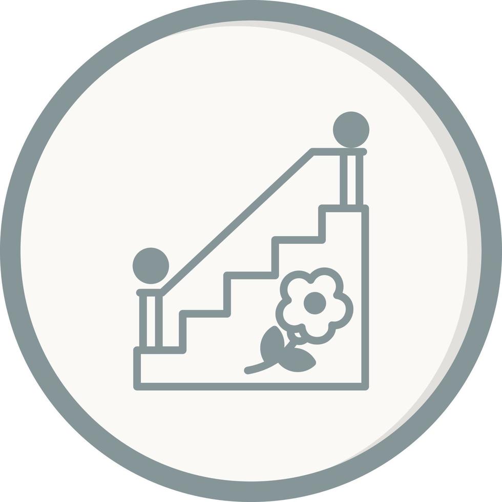 icono de vector de escalera