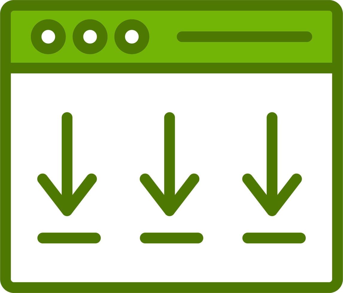 Landing Page Vector Icon