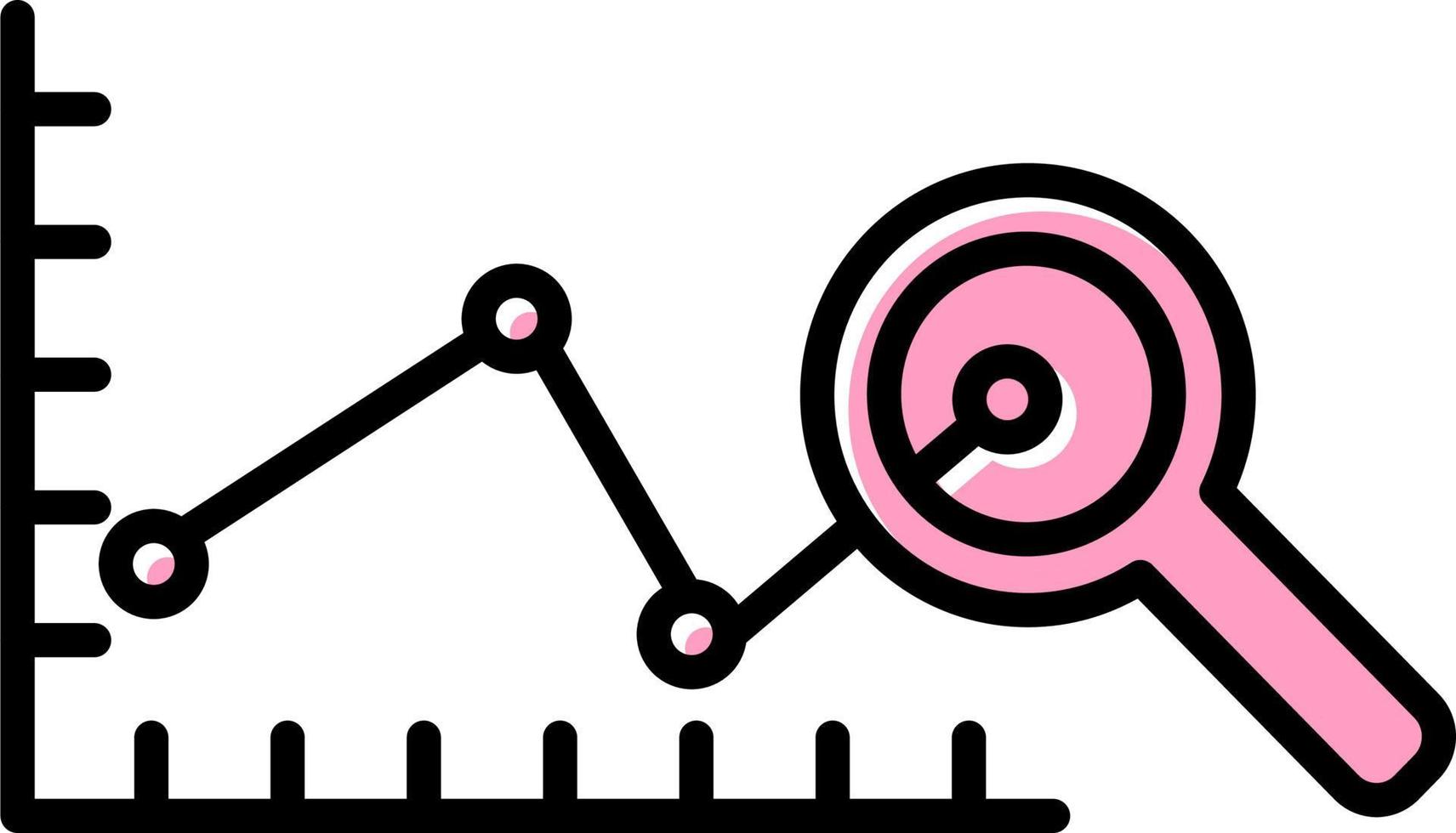 Predictive Chart Vector Icon