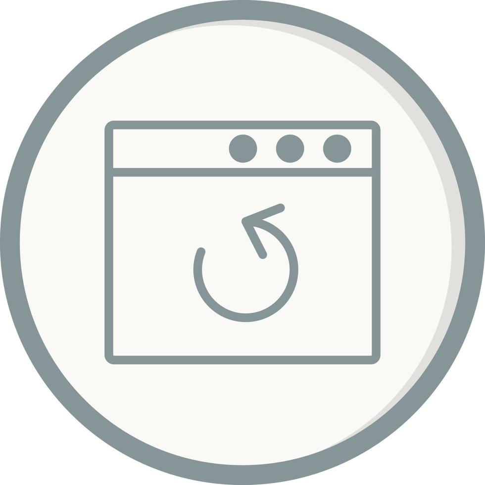 Browser Backup Vector Icon