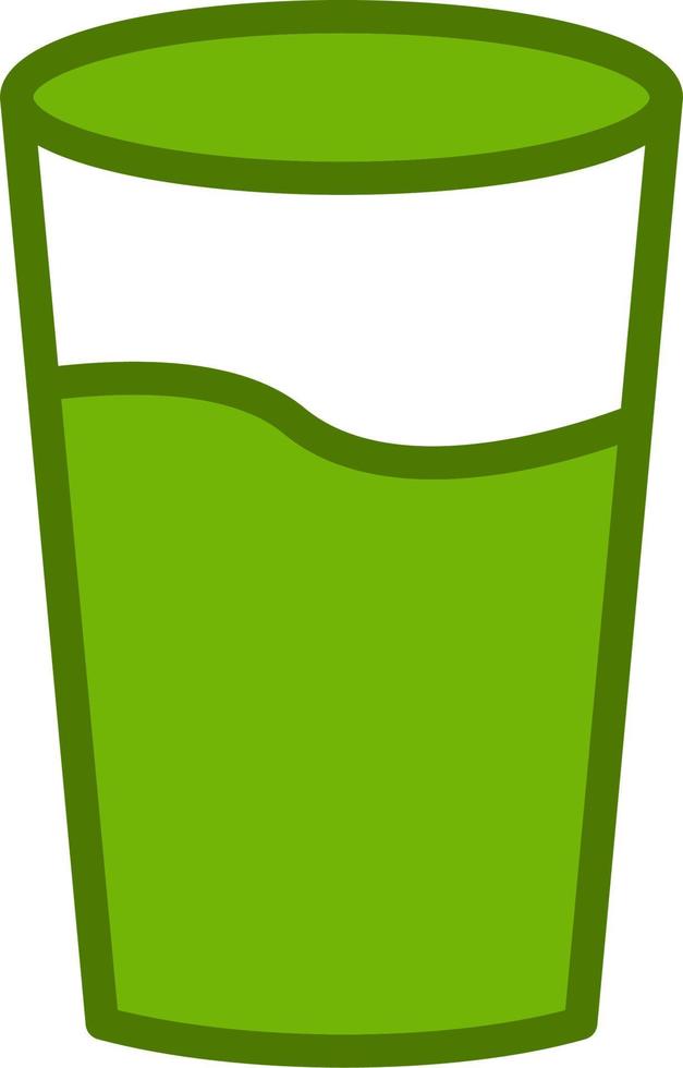 icono de vector de vaso de agua