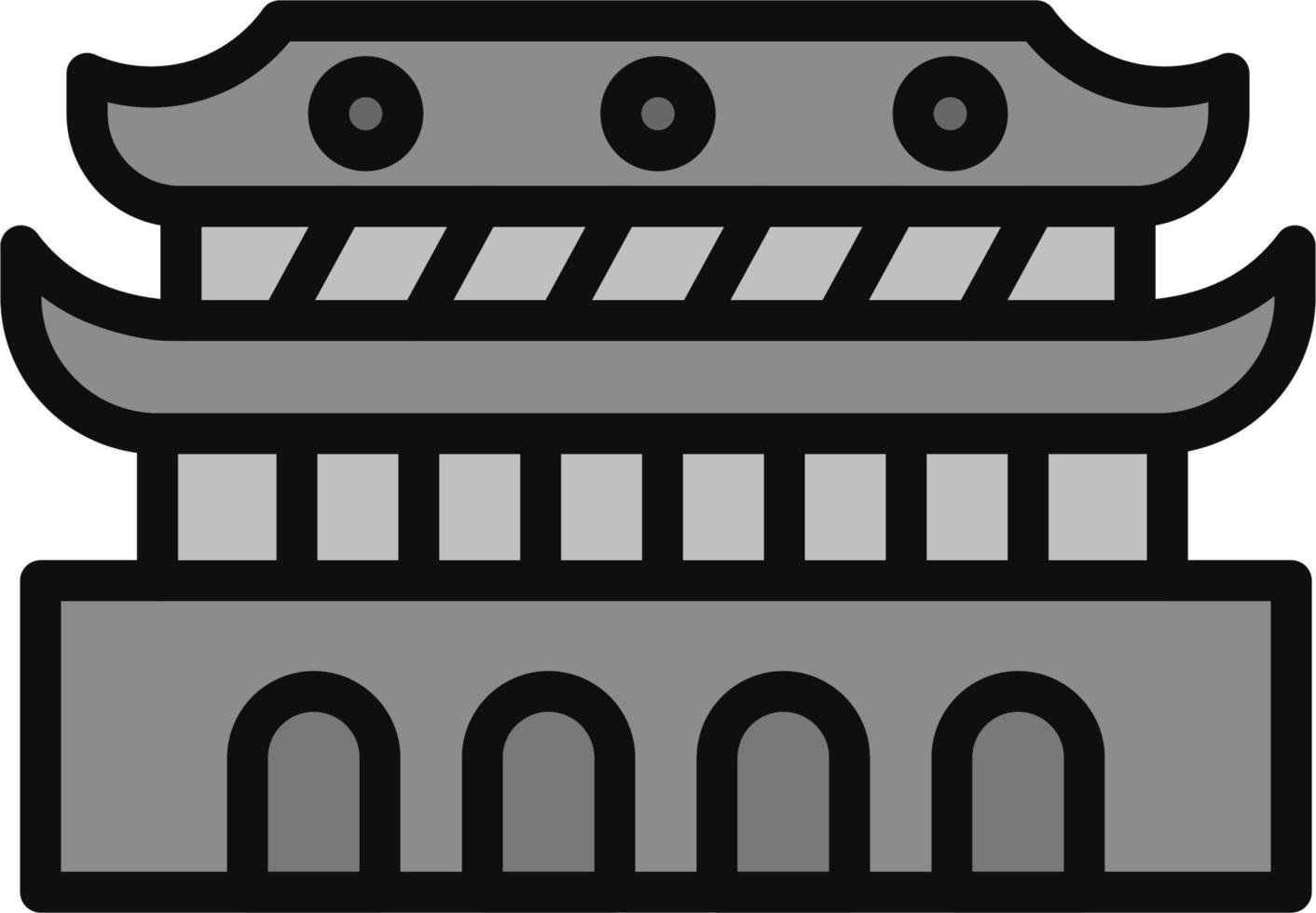 Forbidden City Vector Icon