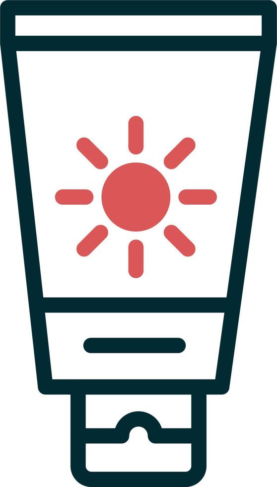 Sunscreen Vector Icon