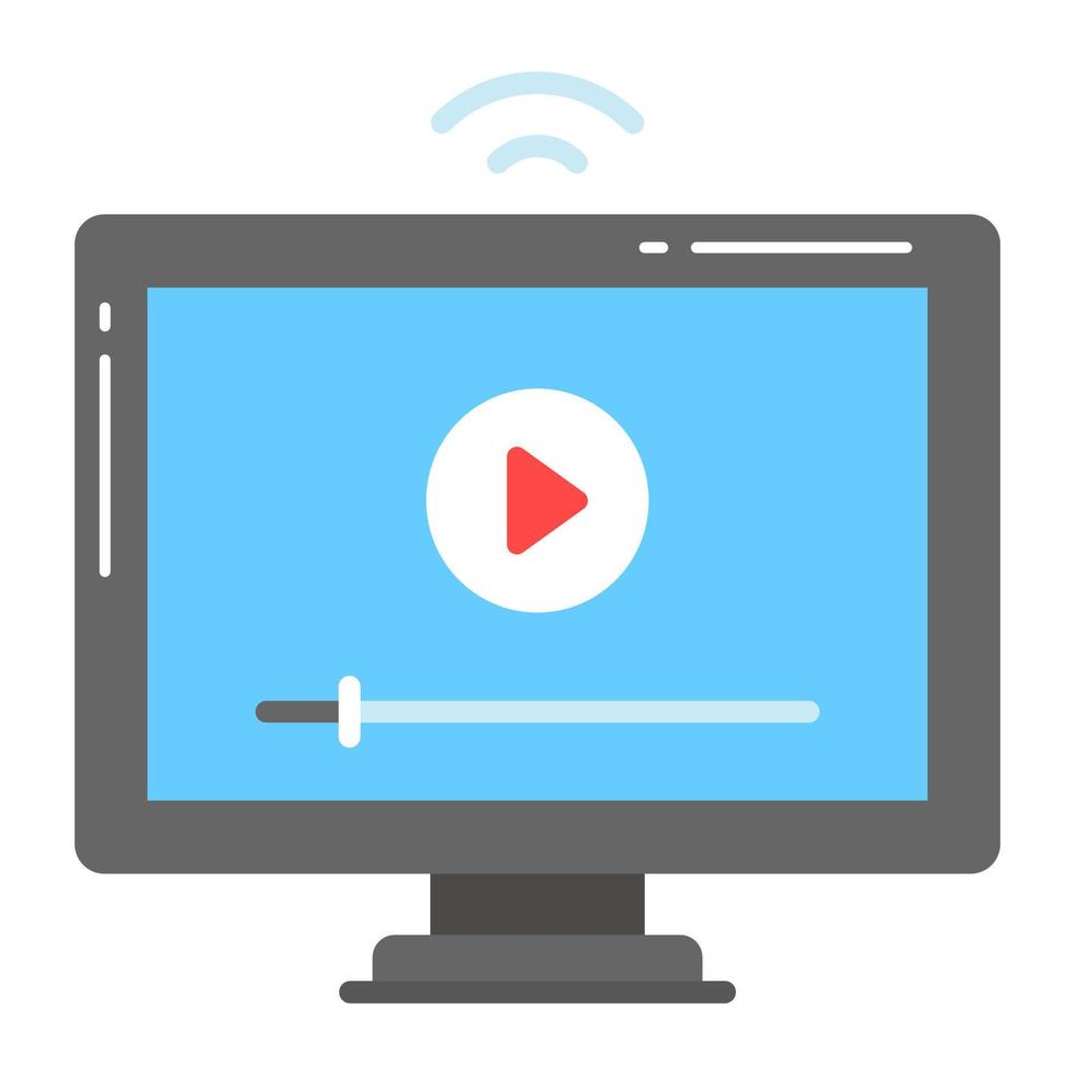 Check this beautiful icon of smart tv in editable style vector