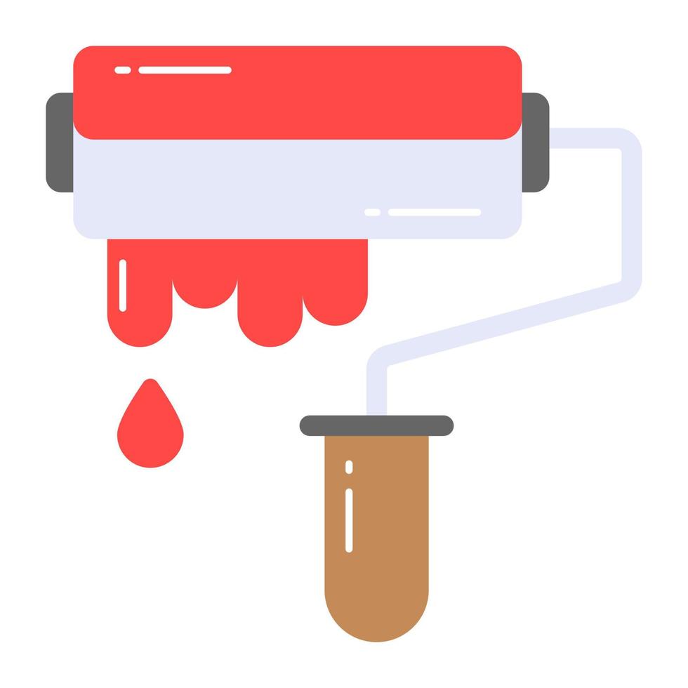 Carefully crafted paint roller icon design, easy to use icon vector