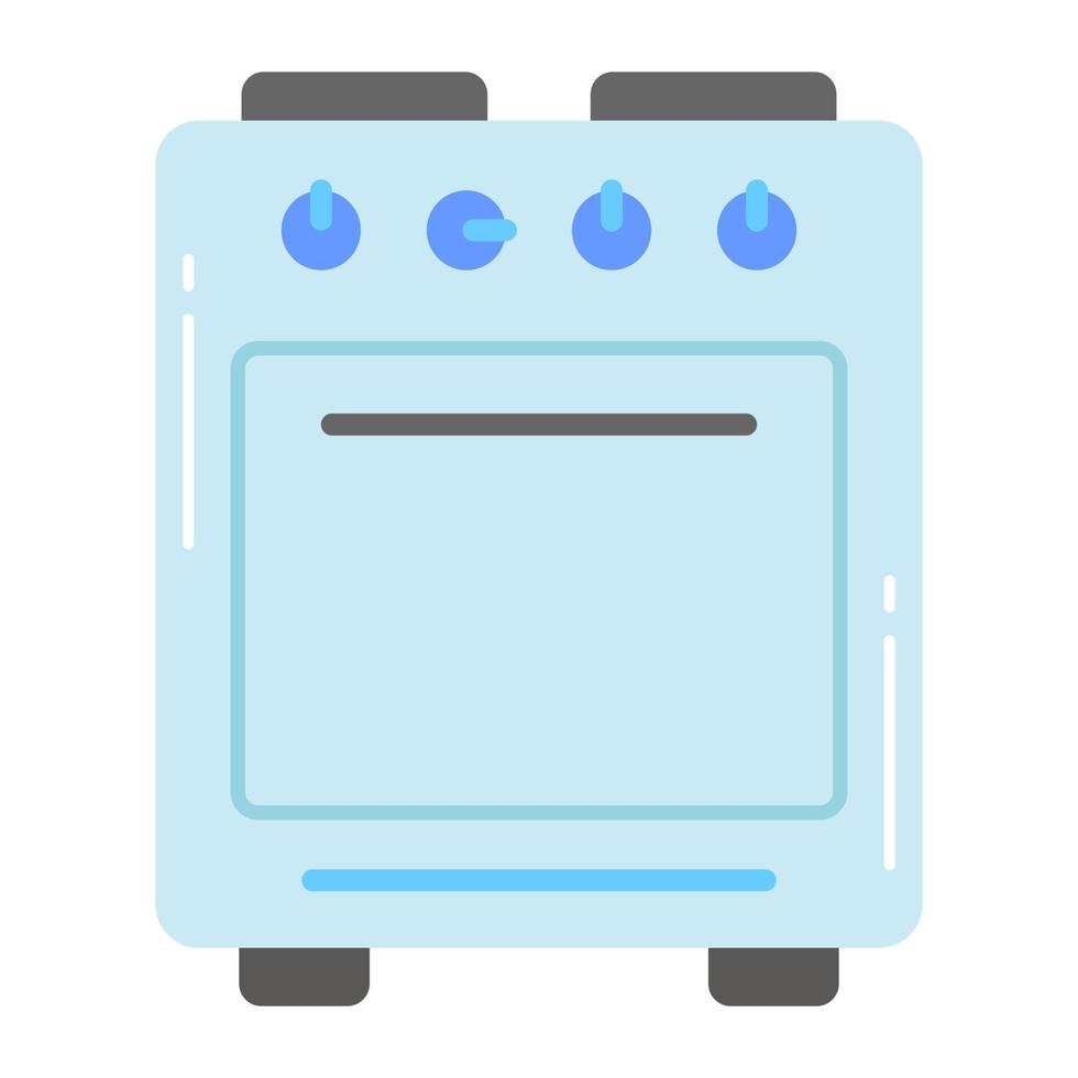 bien diseñado icono de Cocinando rango, gas estufa para Cocinando comida vector