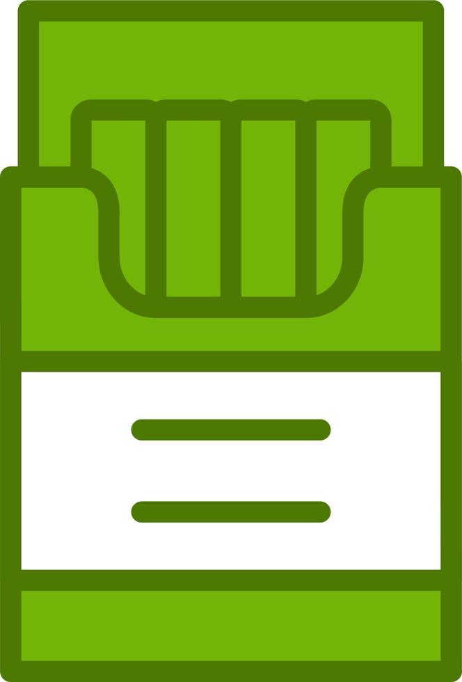 Cigarette Box Vector Icon