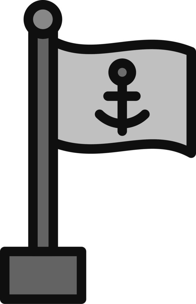 Sea Flag Vector Icon