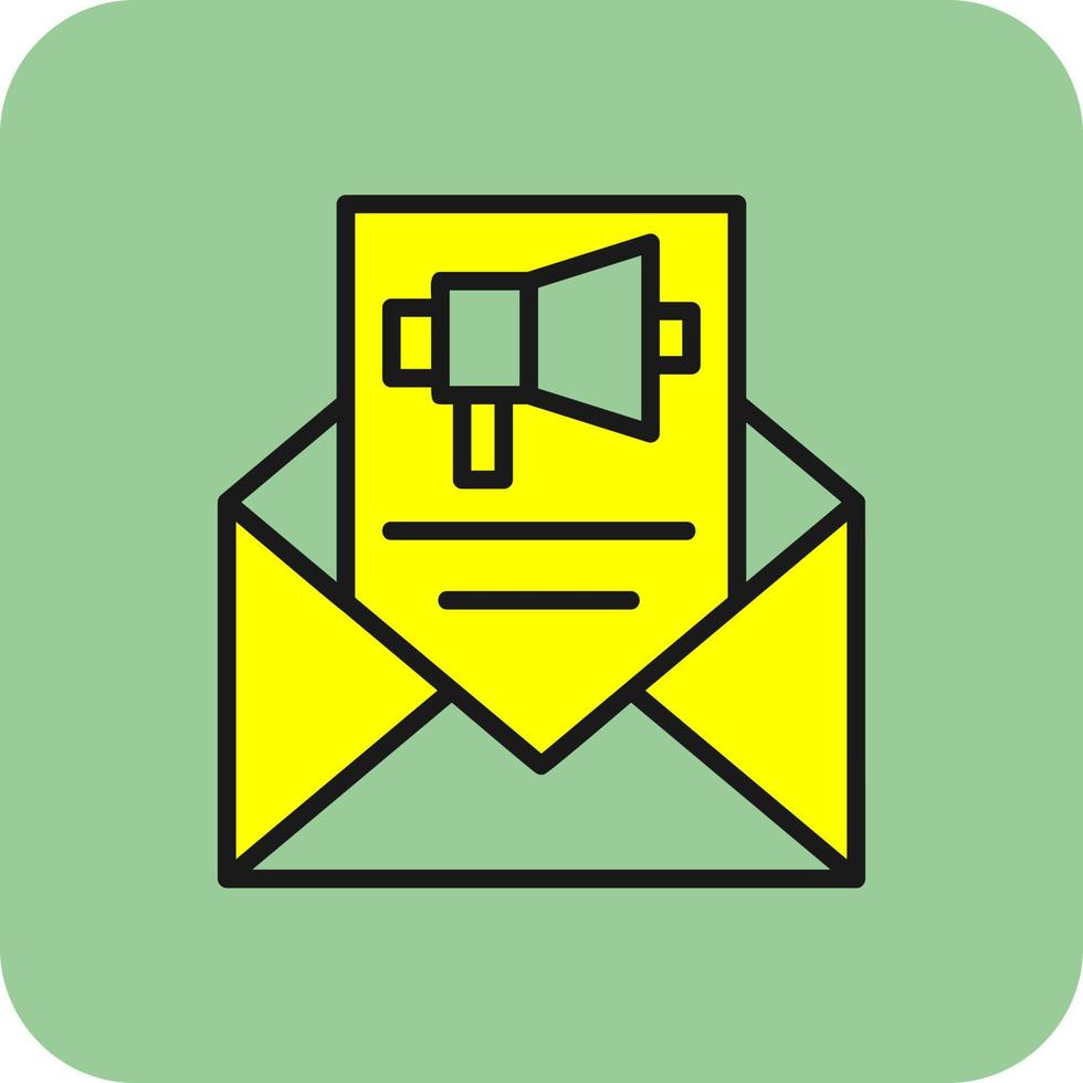 Email Marketing Vector Icon Design