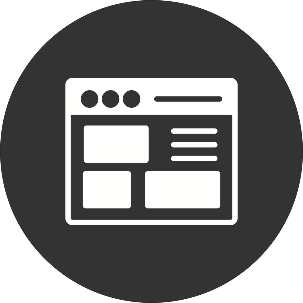 Website Design Vector Icon