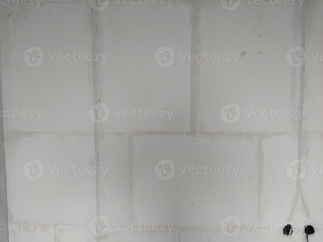 The texture of the wall putty in the new apartment photo