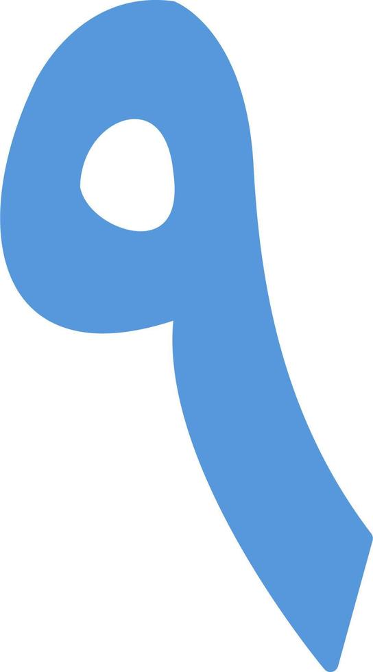 Arabic Number Nine Vector Icon