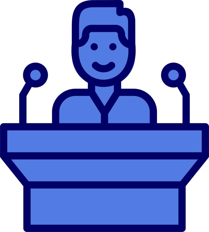 Public Speaking Vector Icon