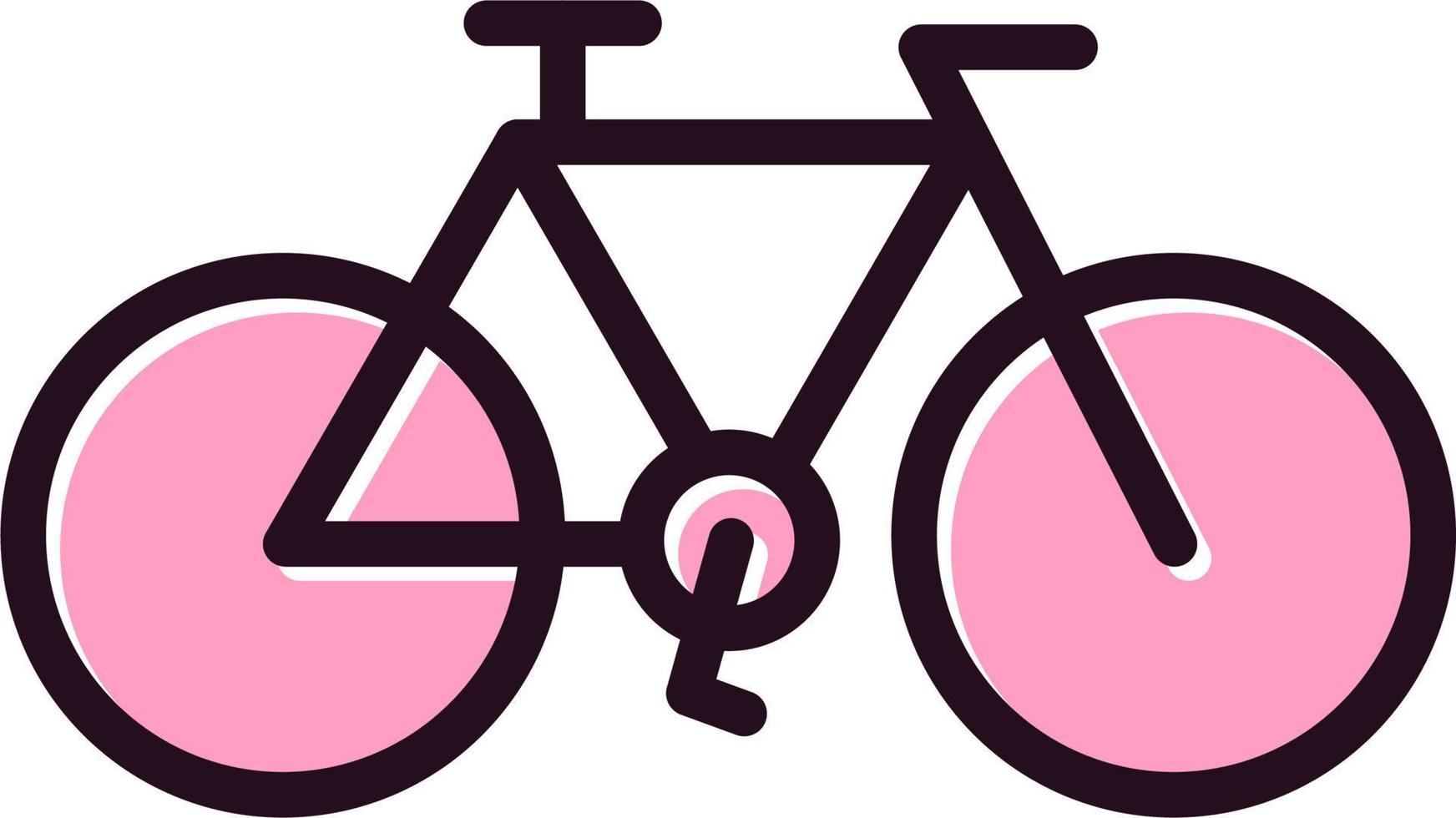 icono de vector de bicicleta