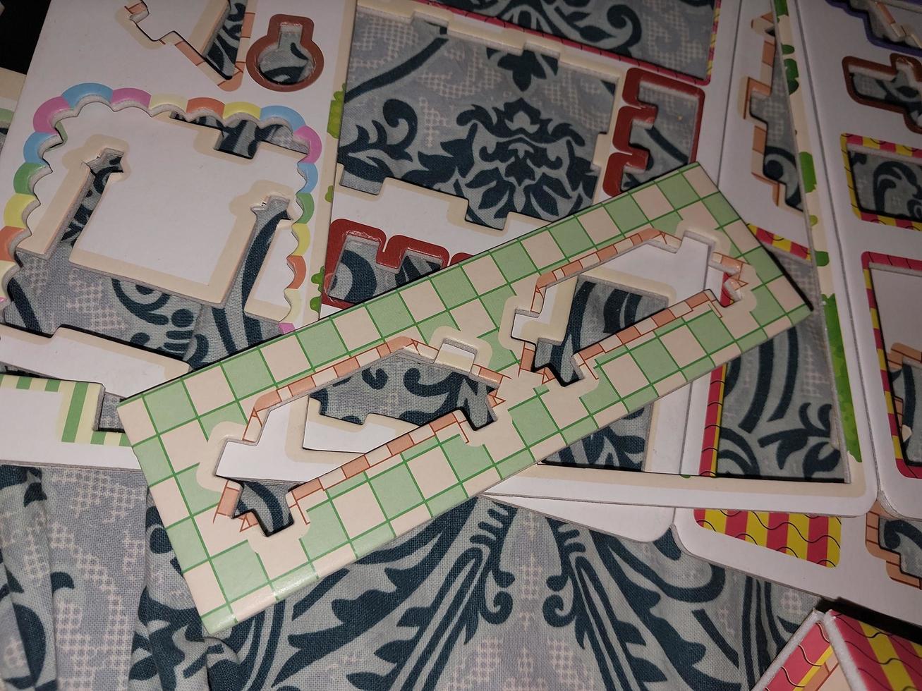 KYIV, UKRAINE - March 11, 2023 Assembling the layout of a residential building photo