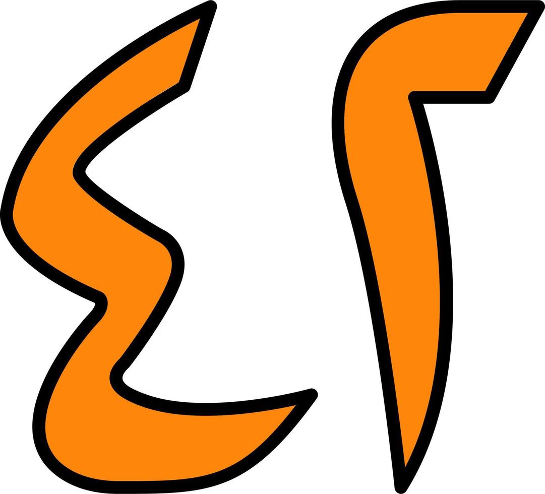 Arabic Number Forty Two Vector Icon
