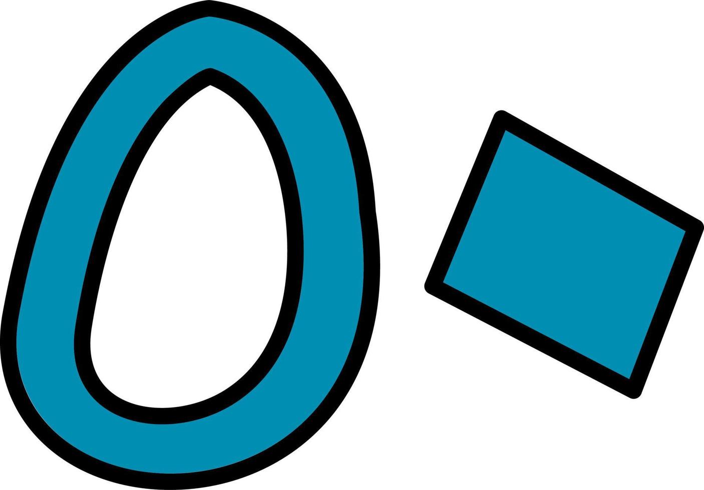 Arabic Number Fifty Vector Icon