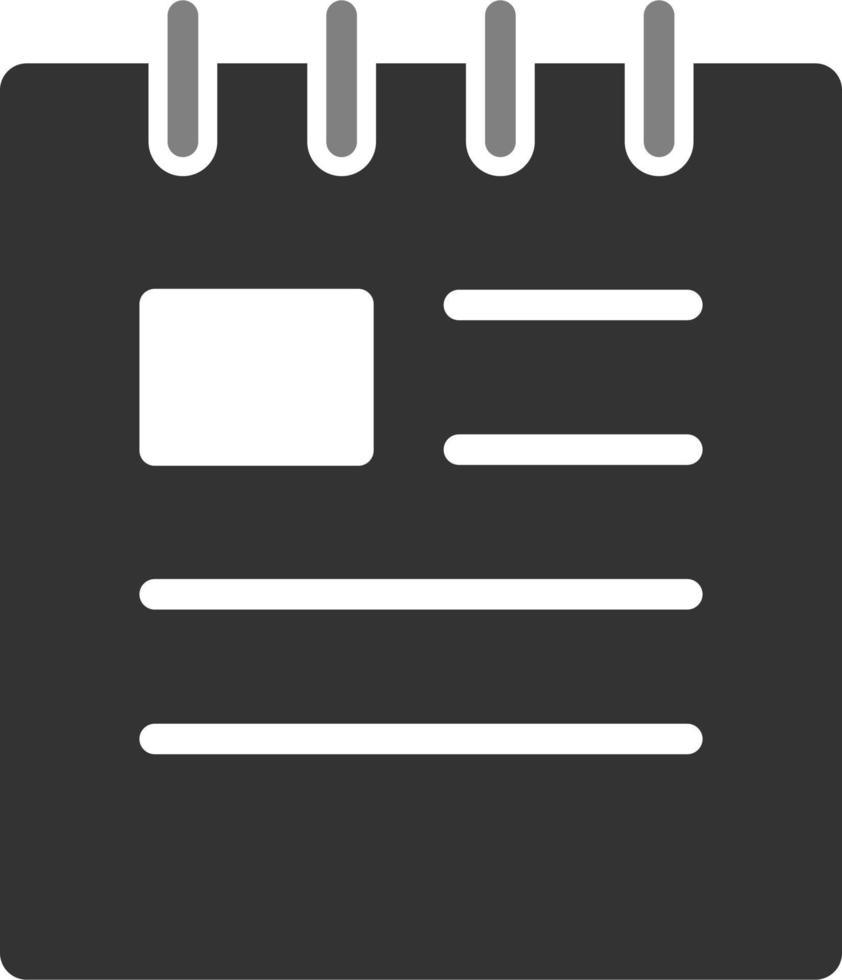 Notepad Vector Icon