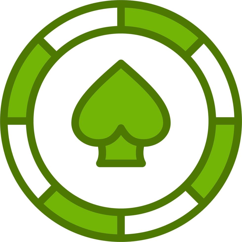 Casino Chip Vector Icon